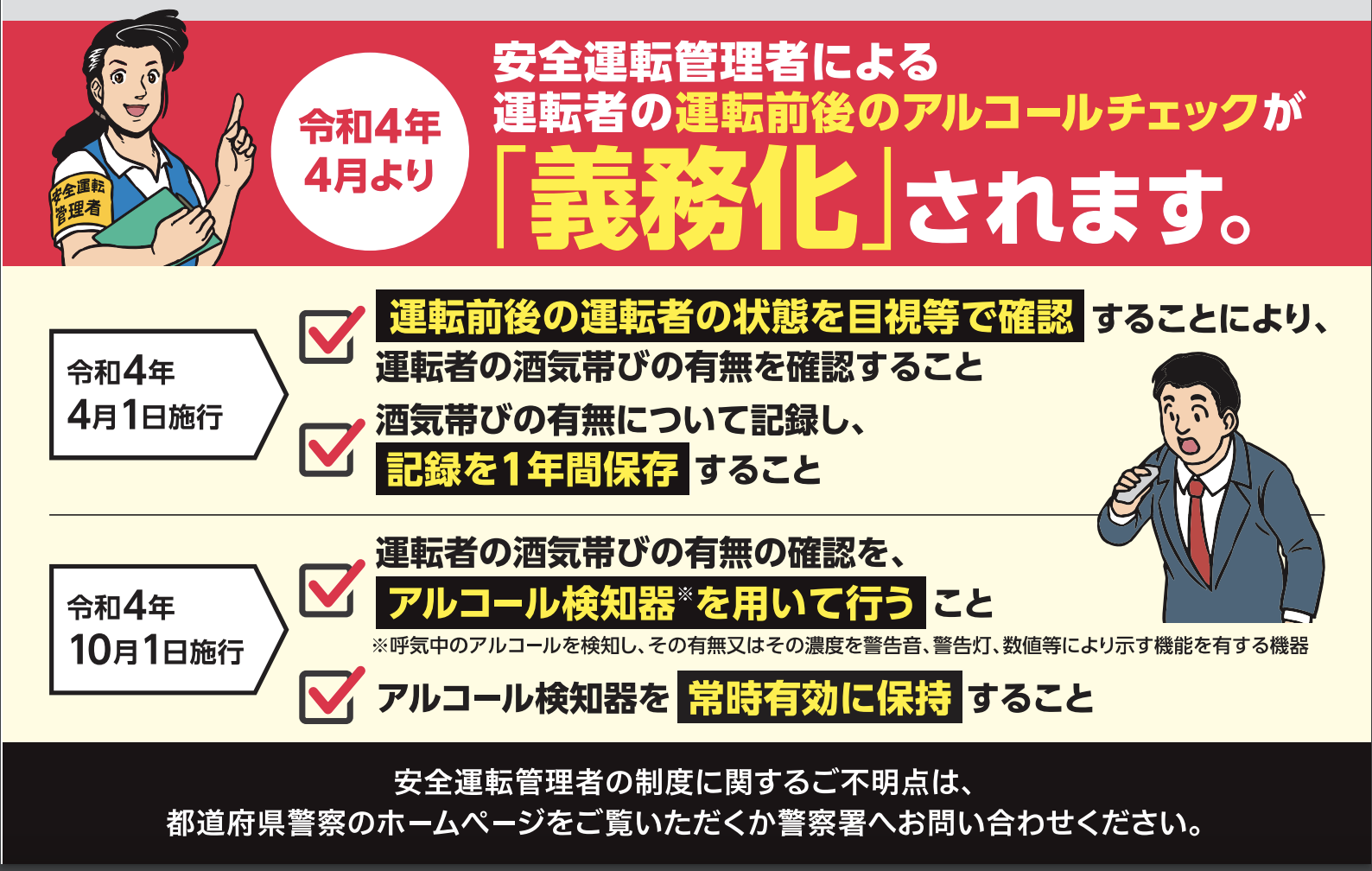 当日発送【5個セット】【道路交通法施行規則改正対応商品】アルコール